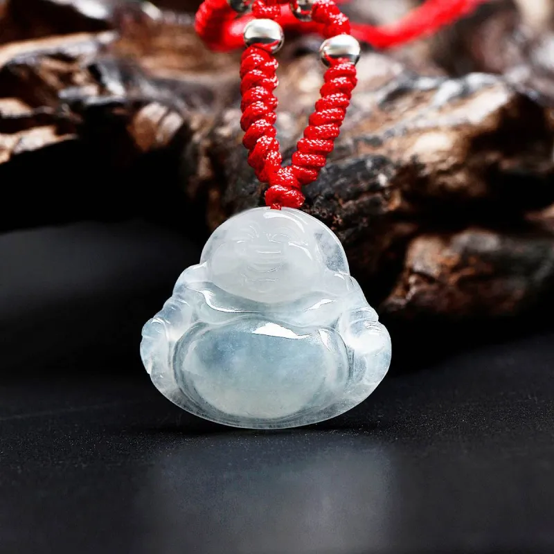 MARY WINDSOR Ice Type Jadeite Pendants Unisex-5