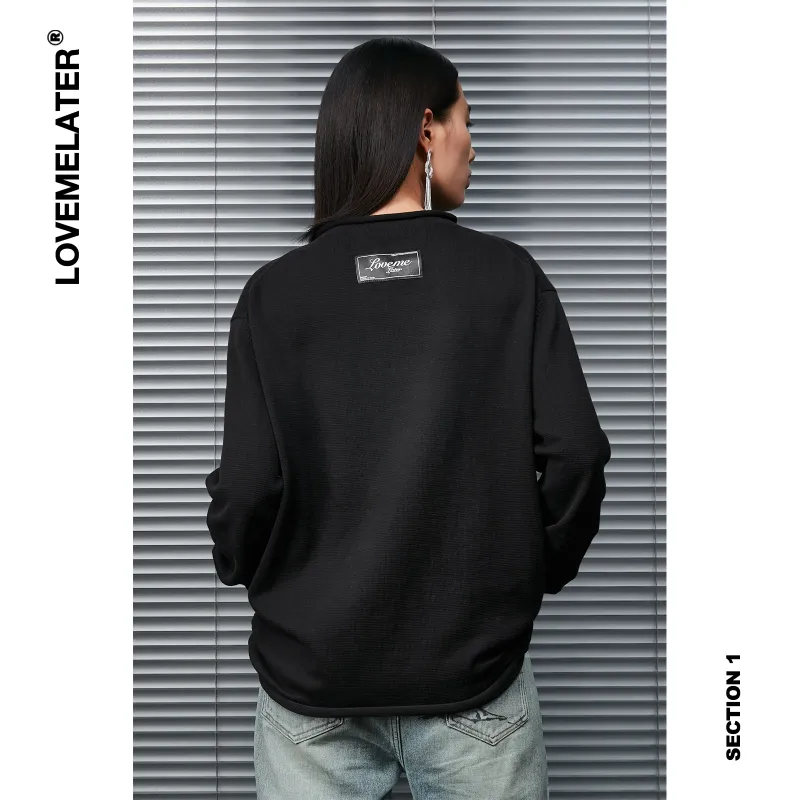 LOVE ME LATER Sweaters Unisex Black-4