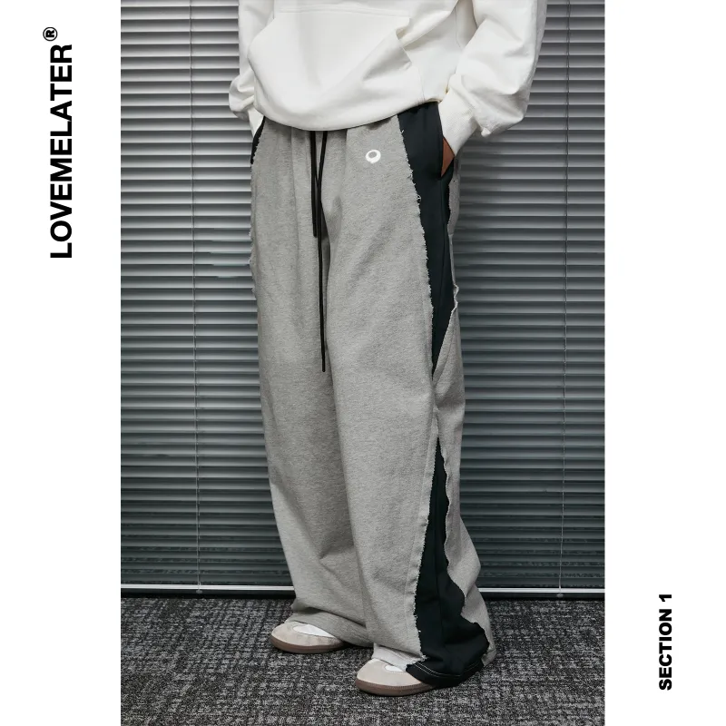Love me later Raw Edges Men Casual Pants-3