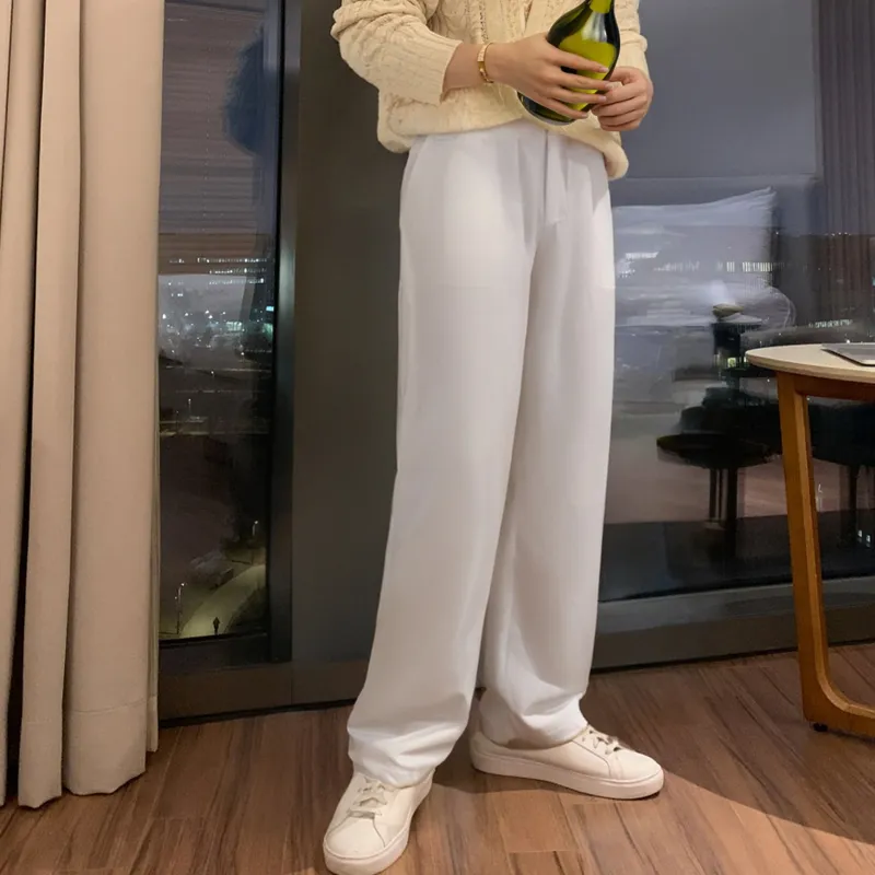DKPD Casual Pants Unisex White-6