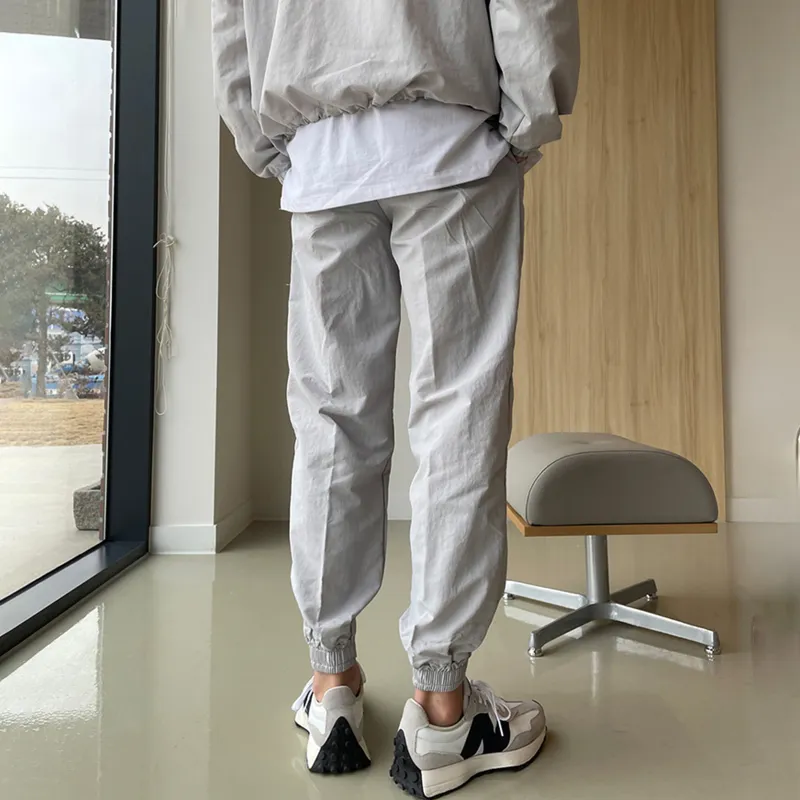 DKPD Casual Pants Unisex Light Gray-4