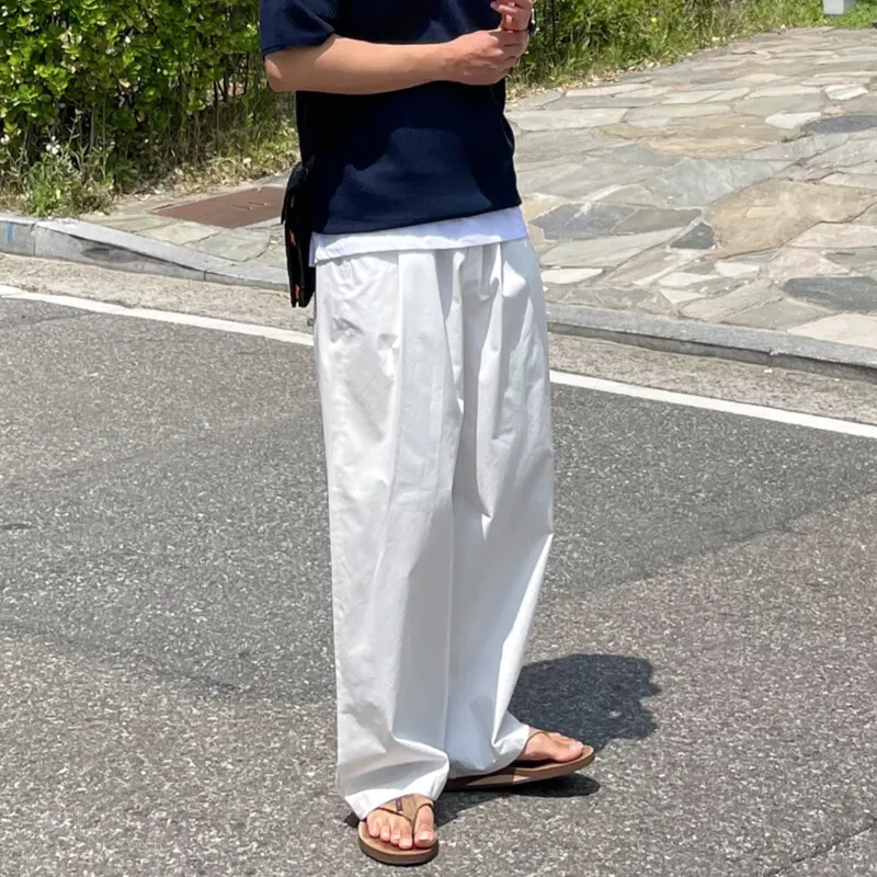 DKPD Casual Pants Unisex White-4