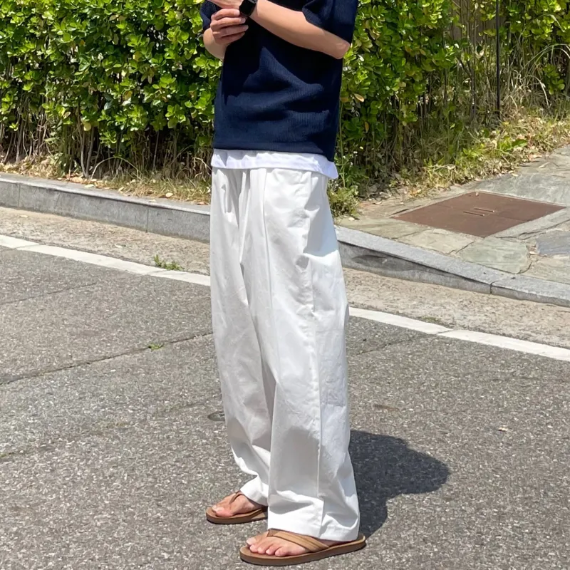 DKPD Casual Pants Unisex White-6