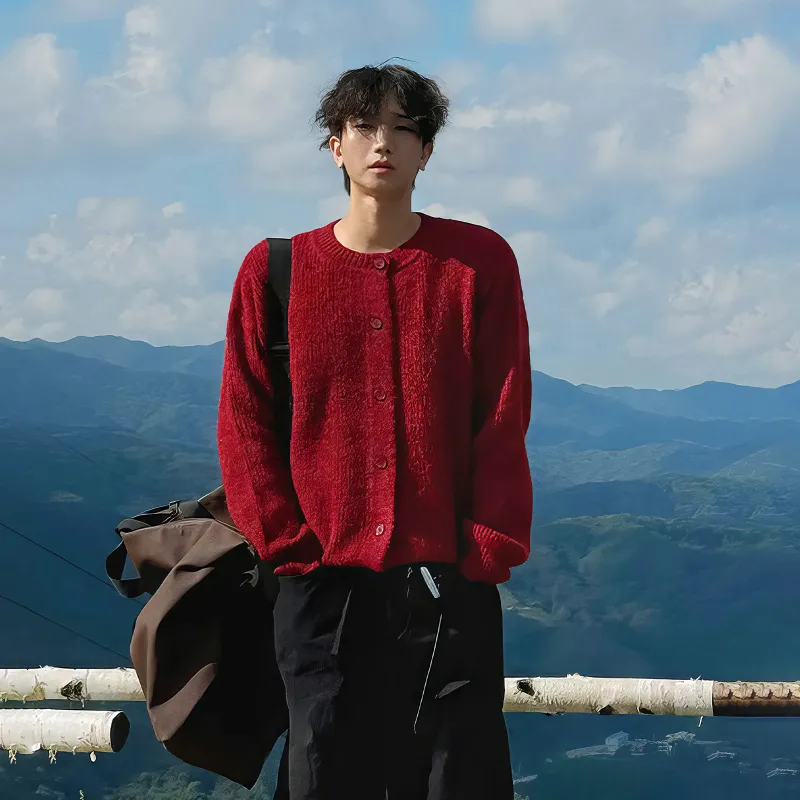 DKPD Knitwear Unisex Red-4