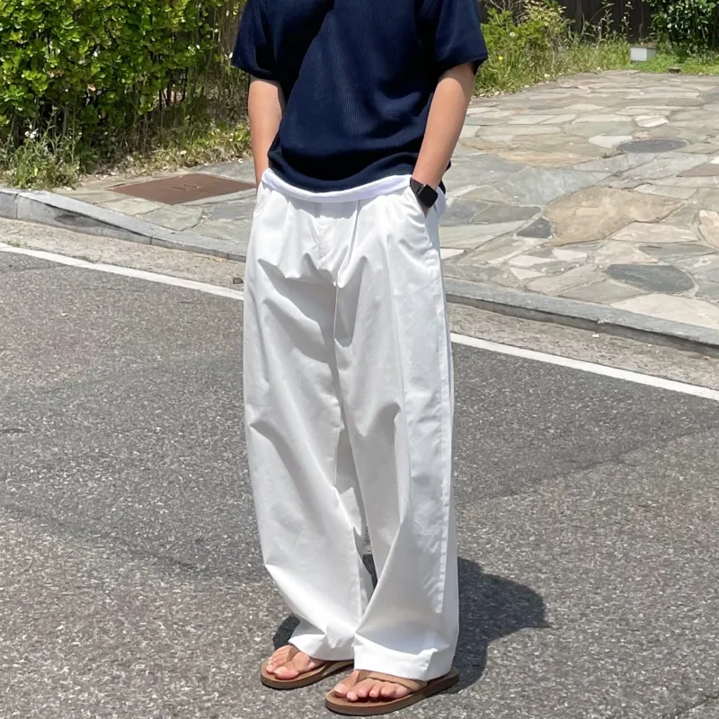 DKPD Casual Pants Unisex White-2