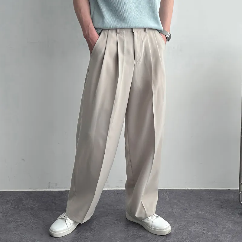 DKPD Casual Pants Unisex Apricot-2