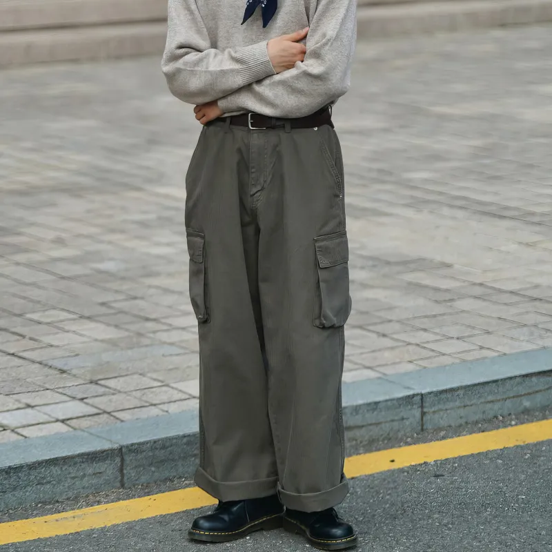 DKPD Casual Pants Unisex Army Green-2