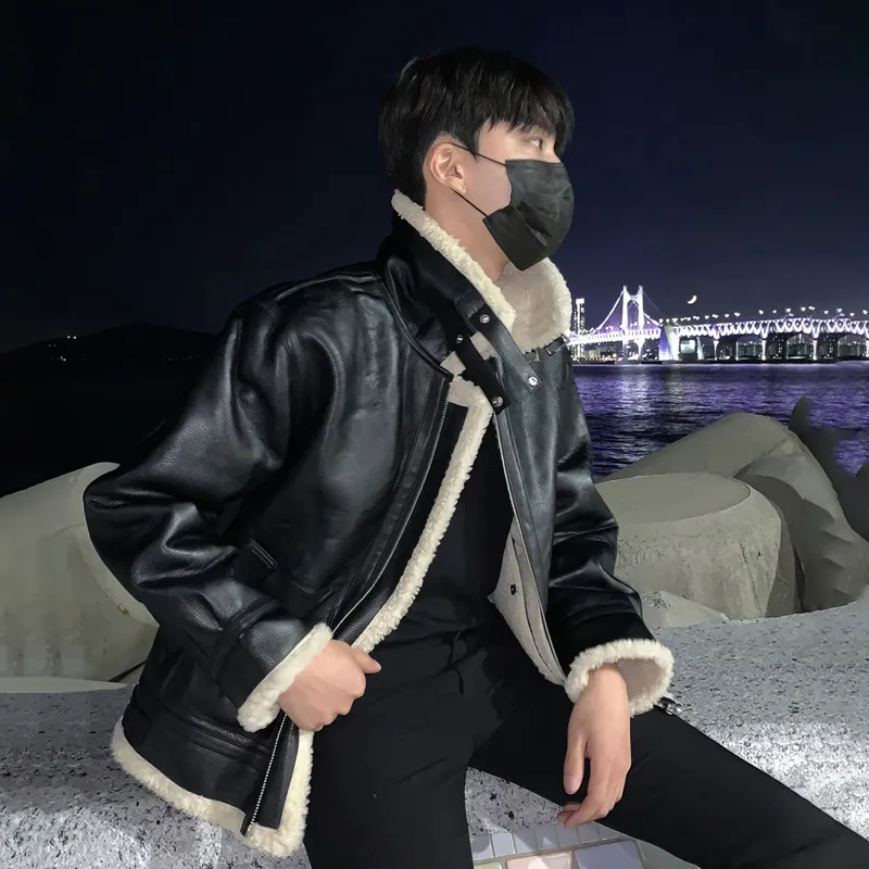 DKPD Leather Jacket Unisex Black-6
