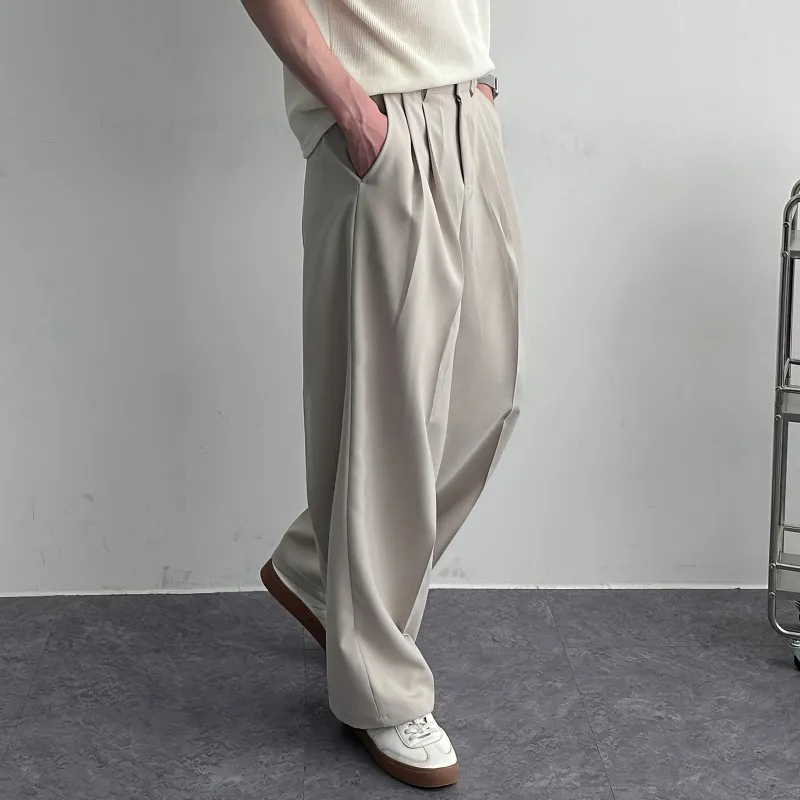 DKPD Casual Pants Unisex Apricot-4