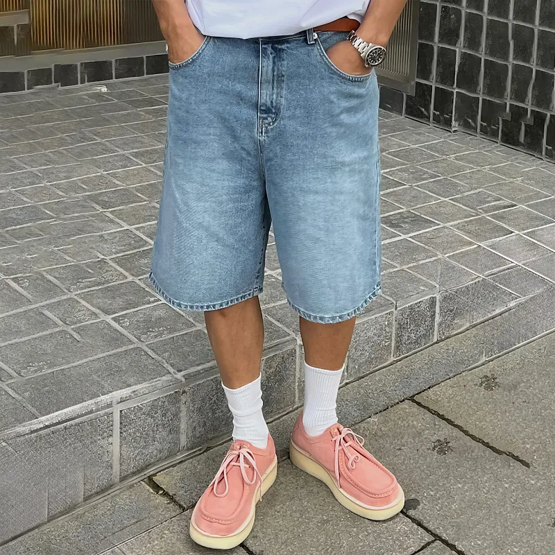 DKPD Denim Shorts Unisex Blue-2