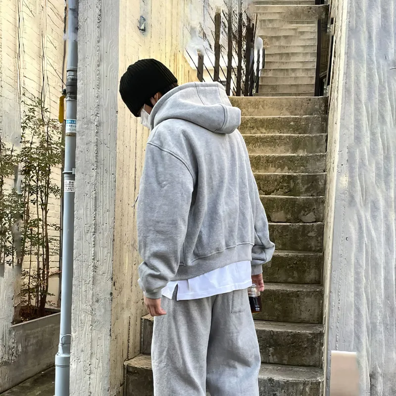 DKPD 2024 Fall And Winter Sweatshirt Unisex Gray-3