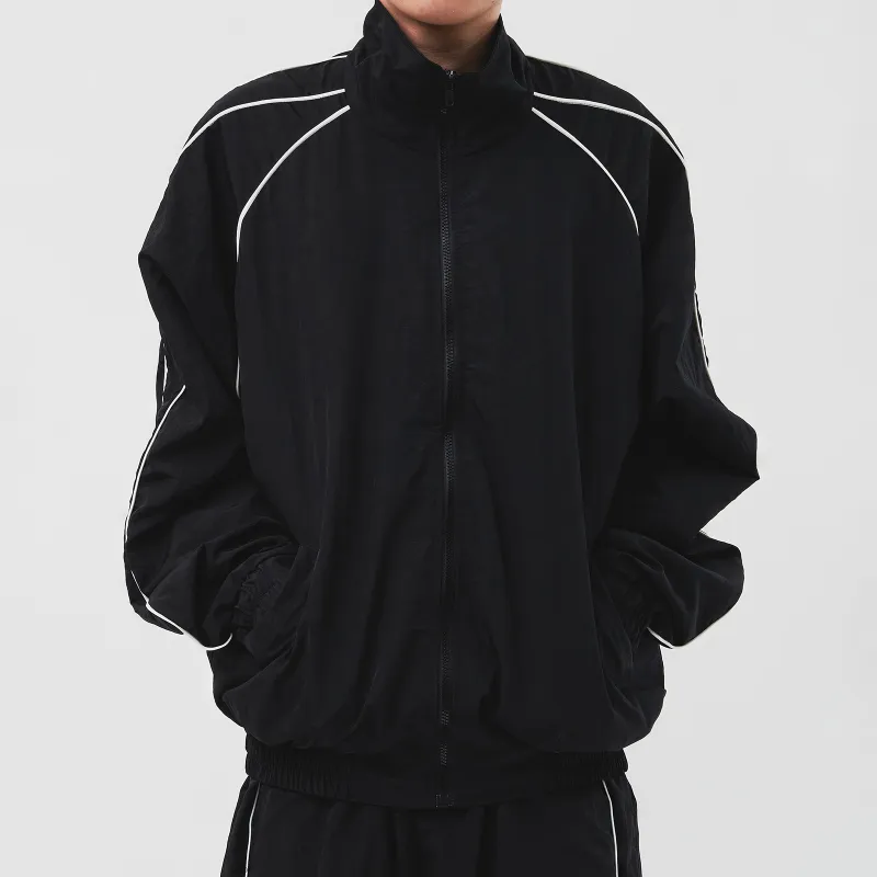 DKPD Spring And Autumn Casual Sportswear Unisex Black-3