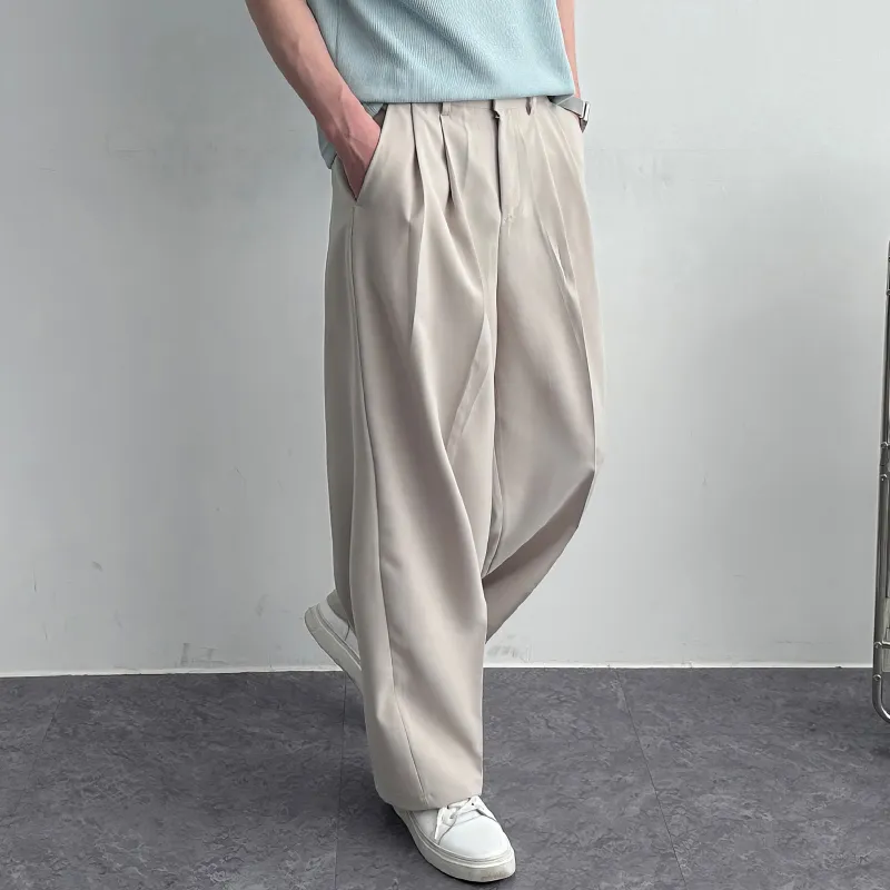 DKPD Casual Pants Unisex Apricot-5