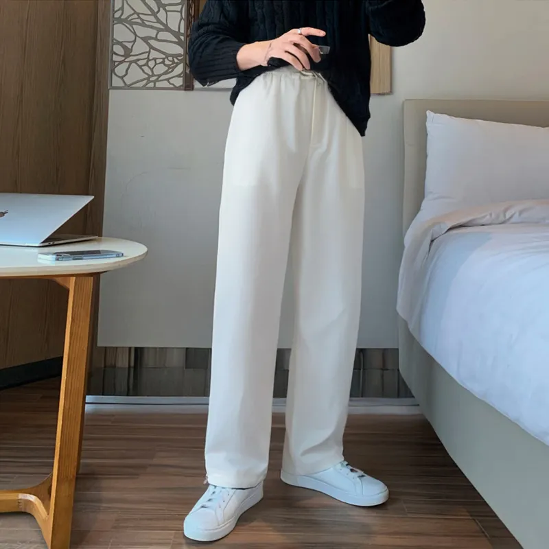 DKPD Casual Pants Unisex White-2