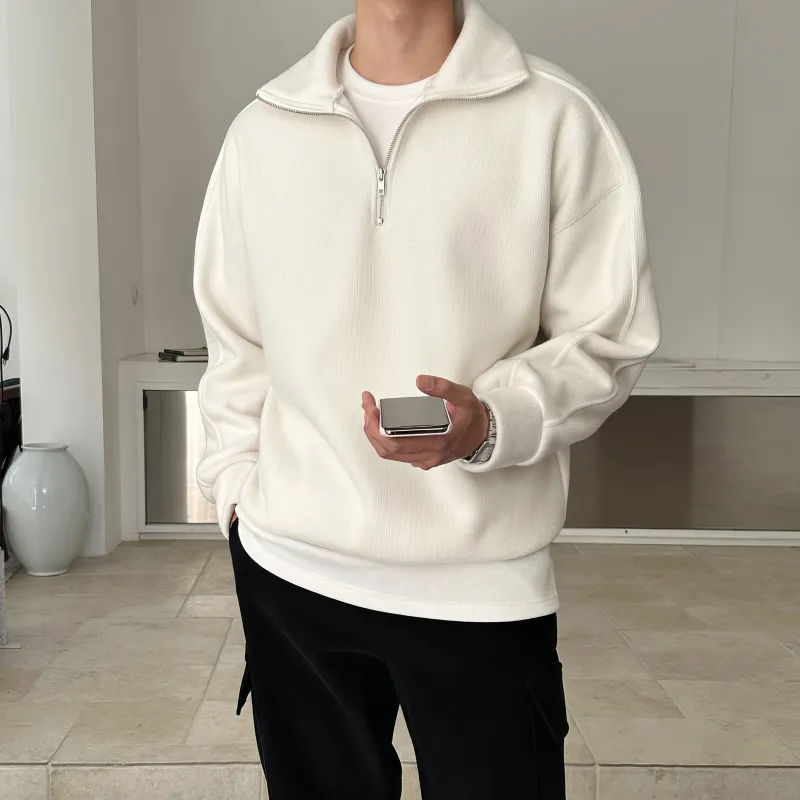 DKPD Autumn And Winter Season Sweatshirt Unisex Cream-4