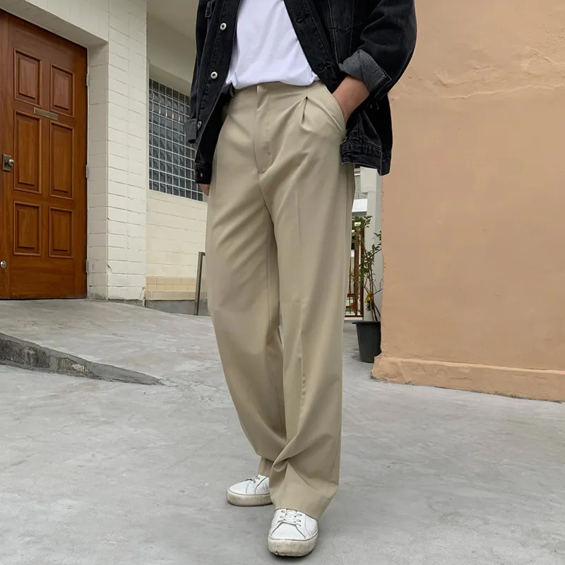 DKPD Casual Pants Unisex Khaki-3