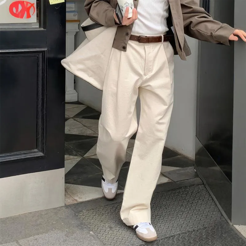 DKPD Casual Pants Unisex Apricot-3