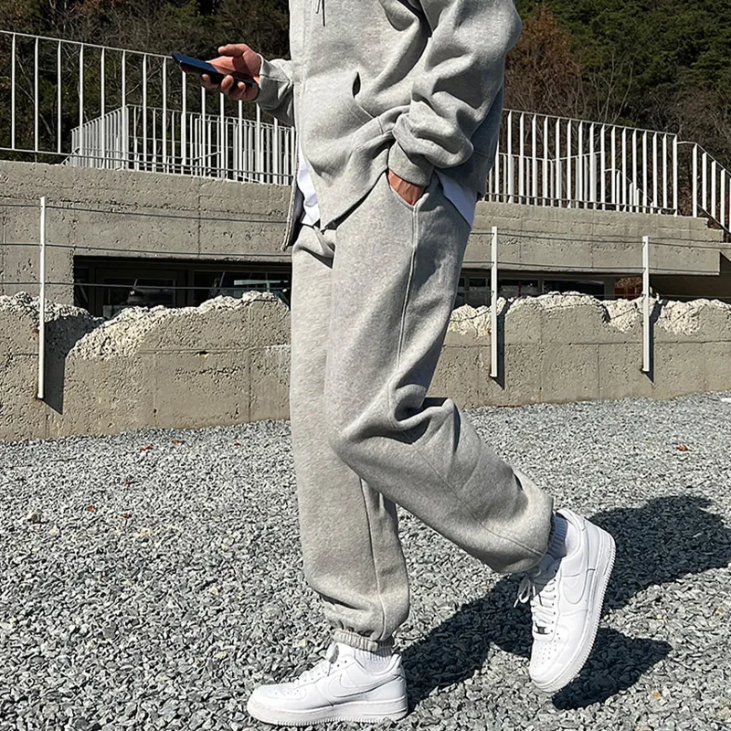 DKPD Casual Pants Unisex Gray-3