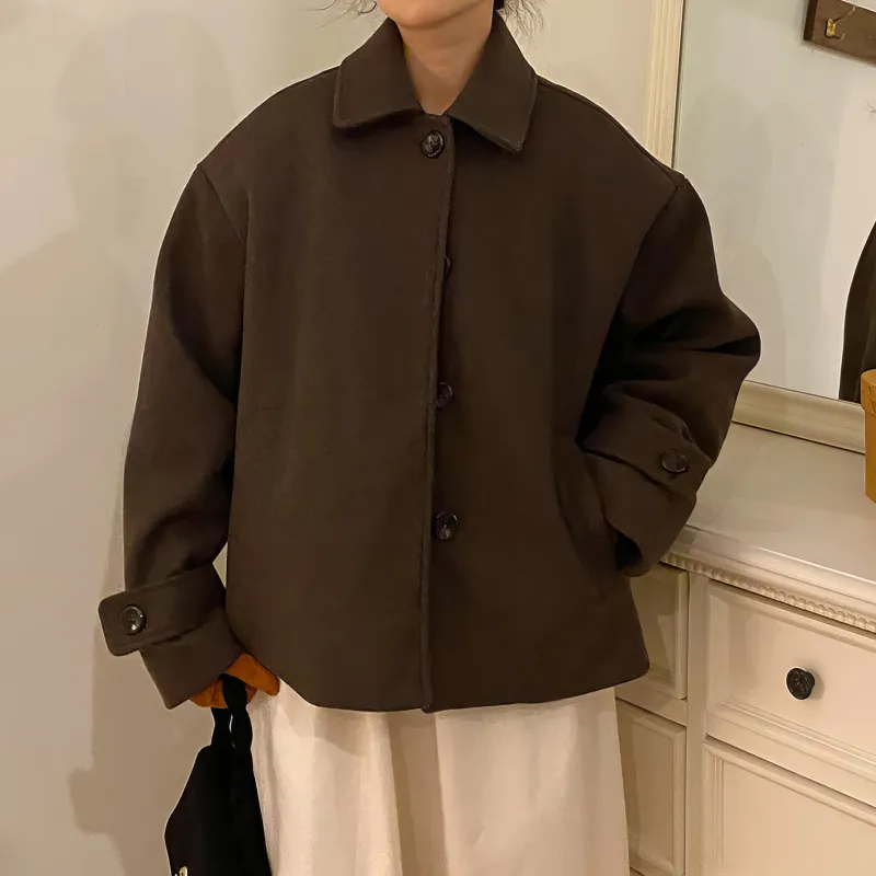 DKPD Coats Unisex Dark Brown-3