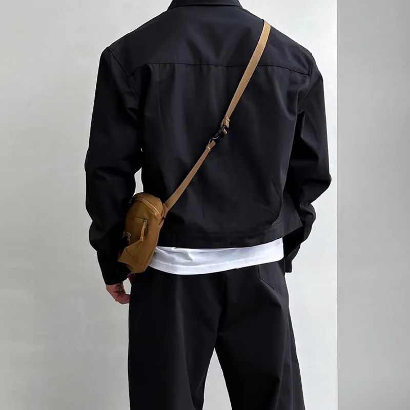 DKPD Spring And Autumn Jackets Coats Unisex Dark Khaki-10