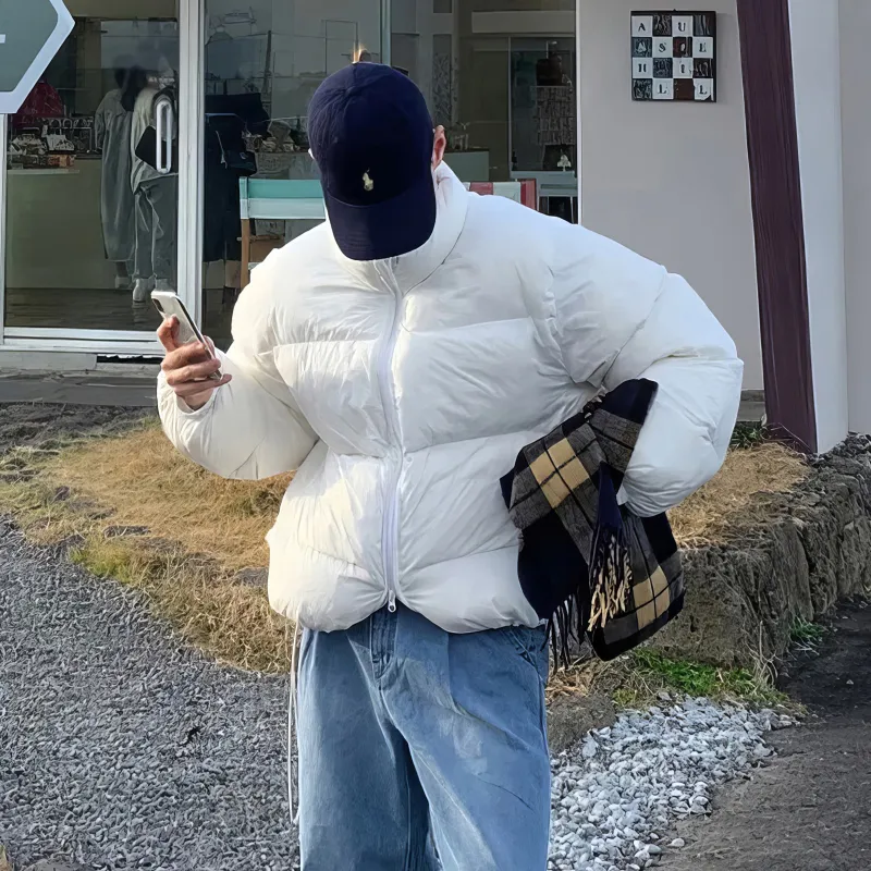 DKPD Puffer Jacket Unisex White-5