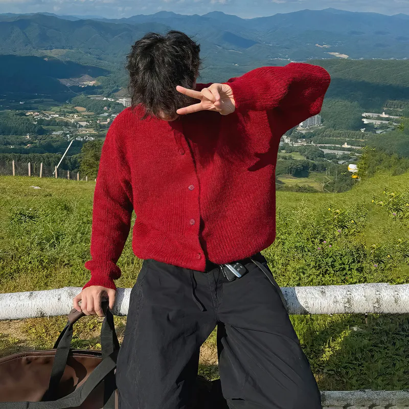 DKPD Knitwear Unisex Red-2