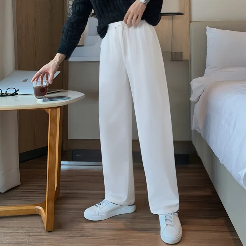 DKPD Casual Pants Unisex White-4