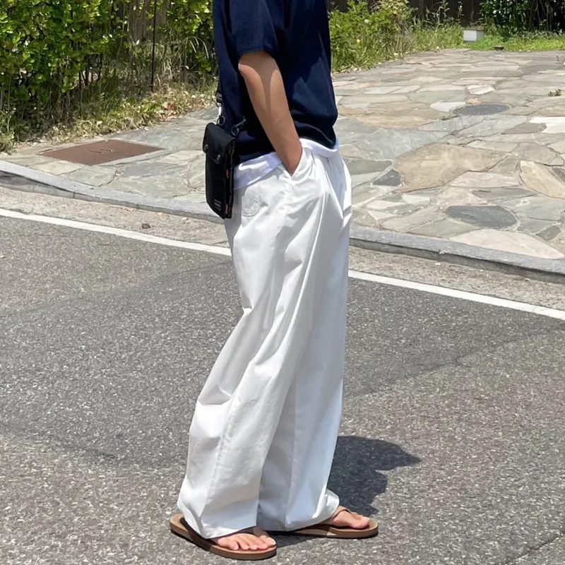 DKPD Casual Pants Unisex White-5
