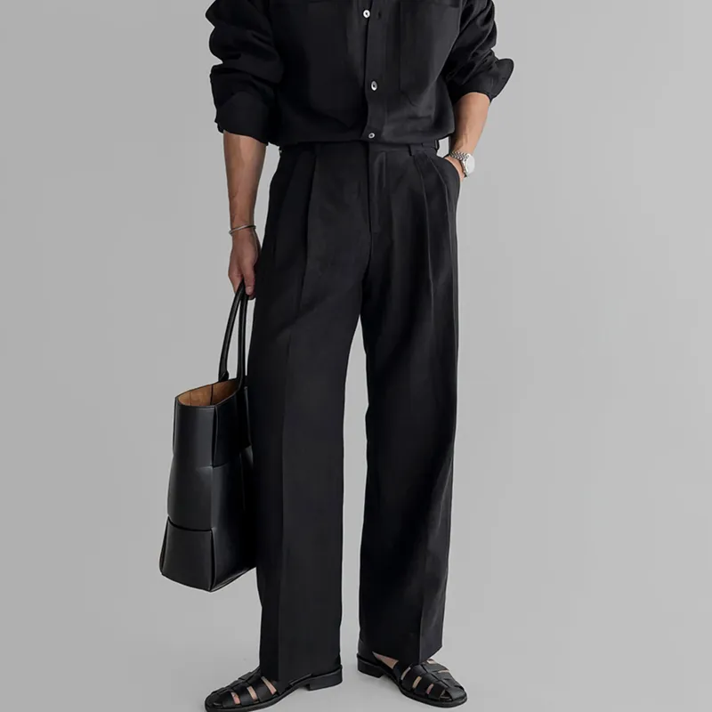DKPD Casual Pants Unisex Black-5