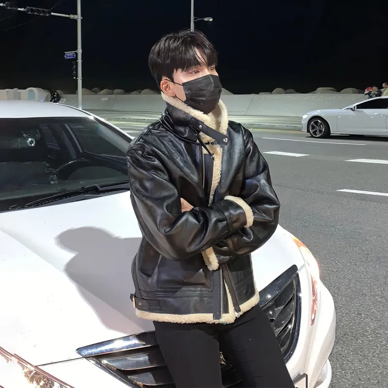 DKPD Leather Jacket Unisex Black-2