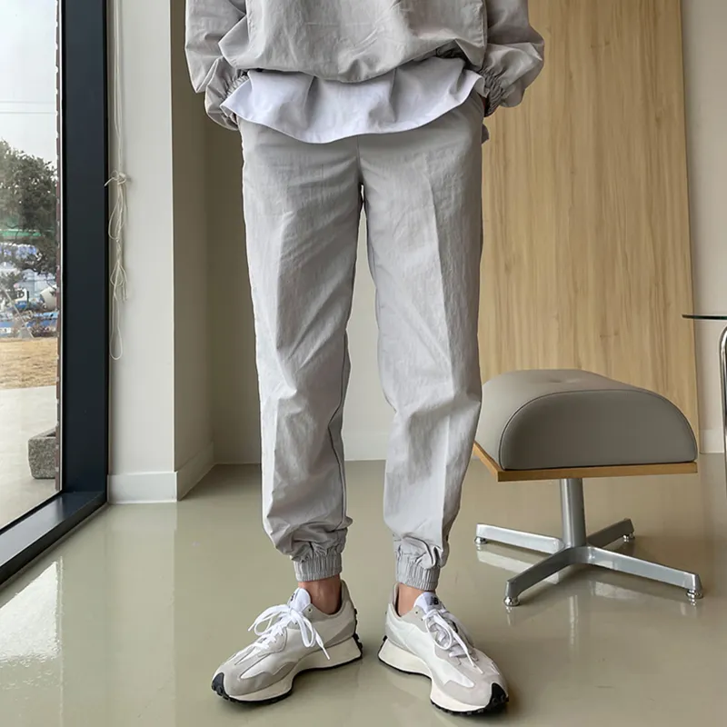 DKPD Casual Pants Unisex Light Gray-2