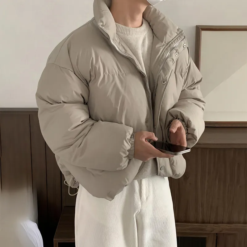 DKPD Puffer Jacket Unisex Light Khaki-5