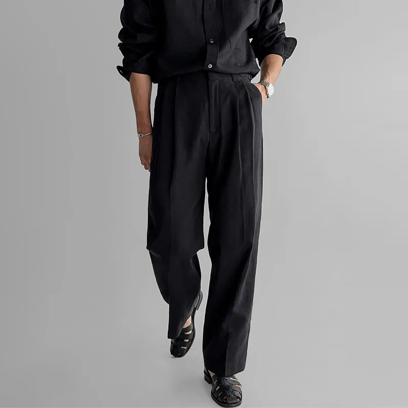 DKPD Casual Pants Unisex Black-4
