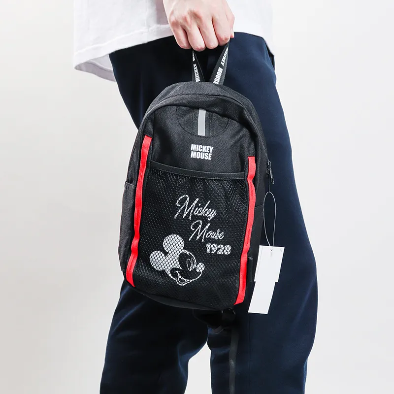 Disney Polyester Backpack Sling Bag Unisex Black/Yellow-2