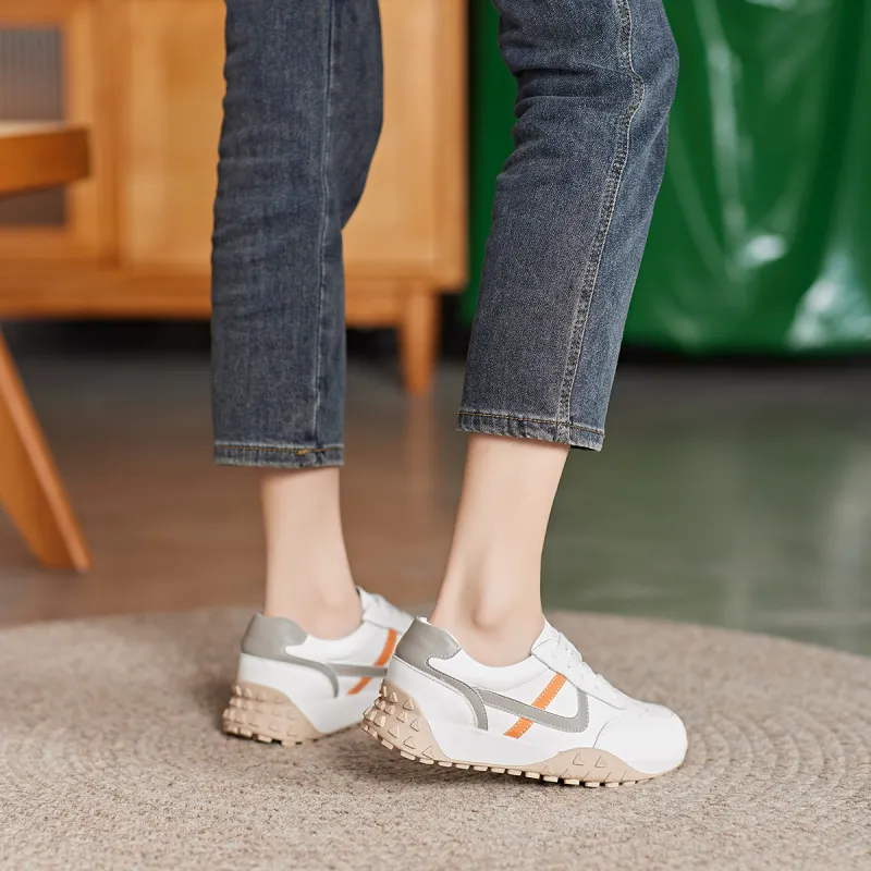BAIJIHONG Slip Resistant, Abrasion Resistant, Lightweight, Height Increasing Low Top Casual Shoes Unisex-3