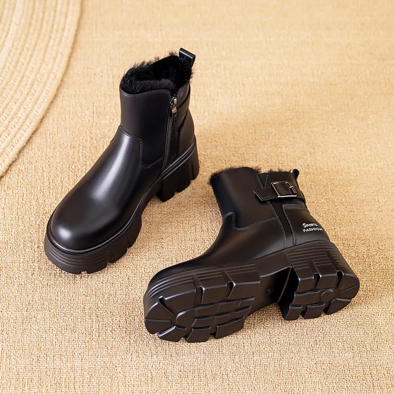 BAIJIHONG Ankle Boots Women's-11