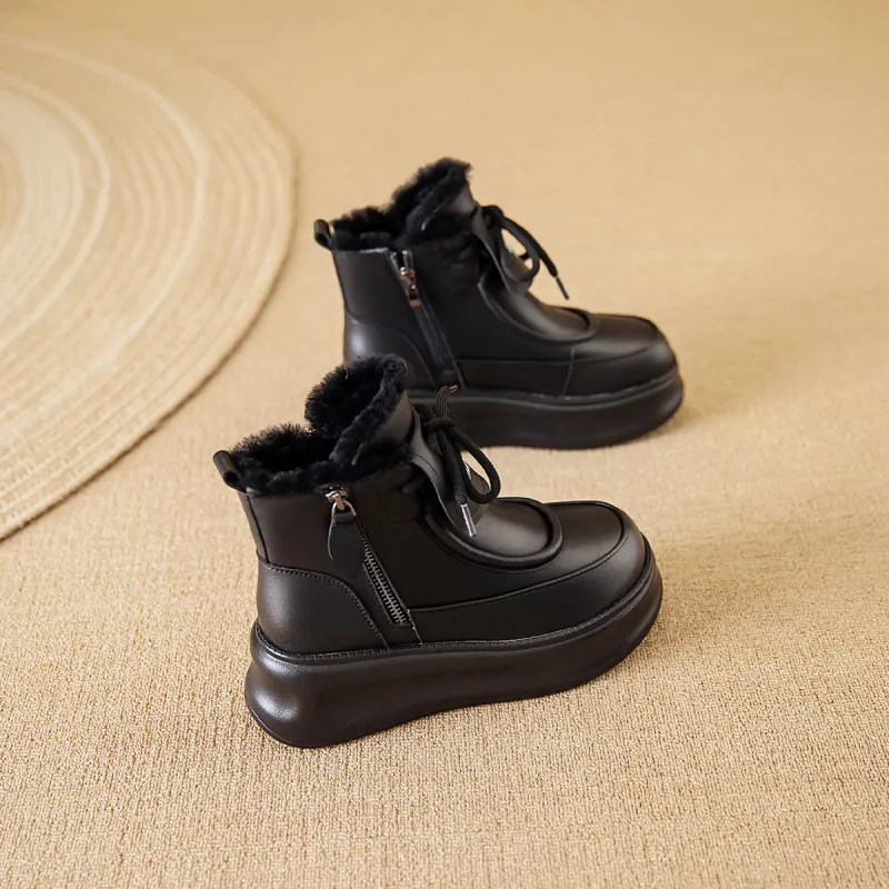 BAIJIHONG Women's Boots Ankle Boots Women's-13