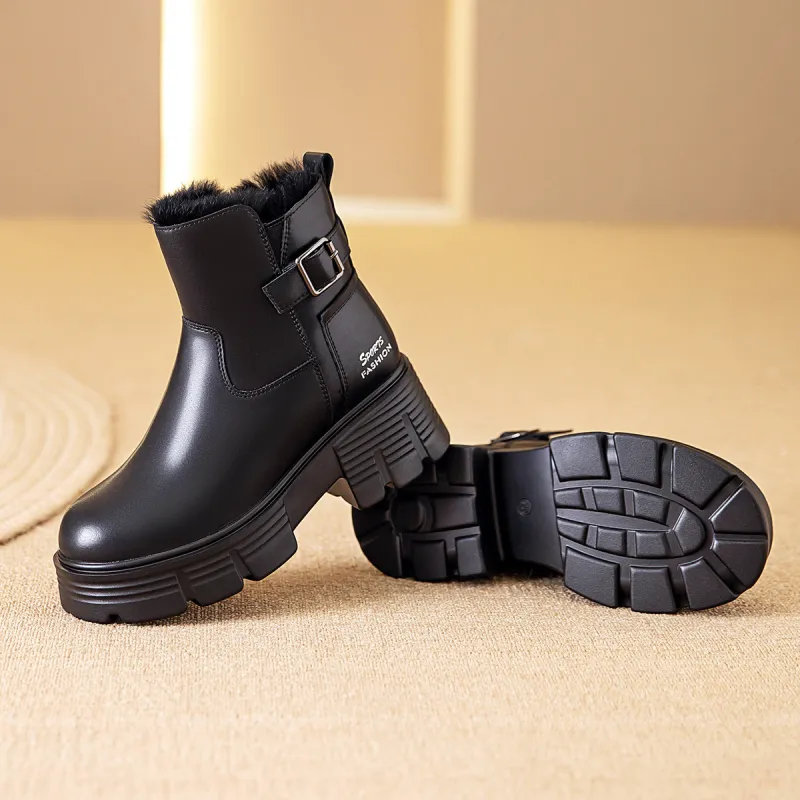 BAIJIHONG Ankle Boots Women's-8