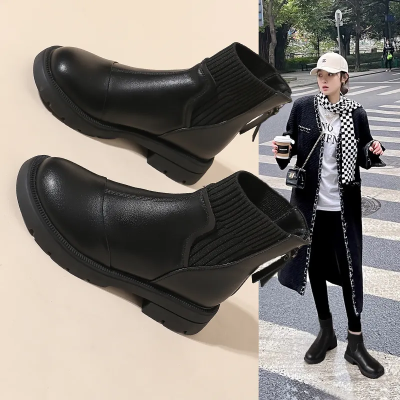 BAIJIHONG Ankle Boots Women's-12