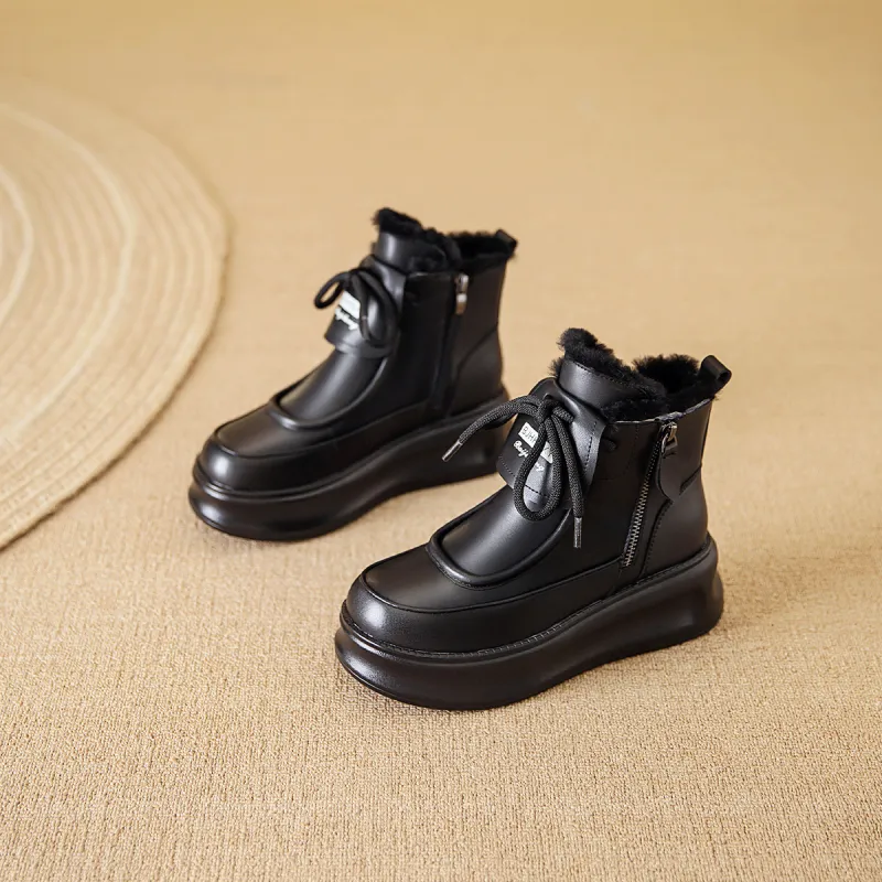 BAIJIHONG Women's Boots Ankle Boots Women's-9