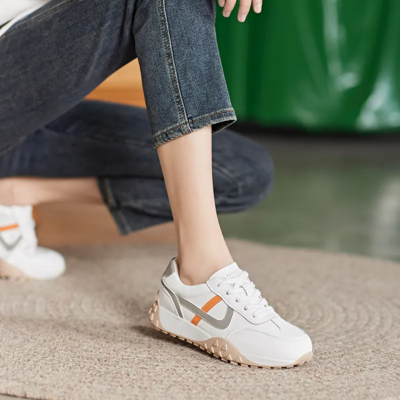 BAIJIHONG Slip Resistant, Abrasion Resistant, Lightweight, Height Increasing Low Top Casual Shoes Unisex-2