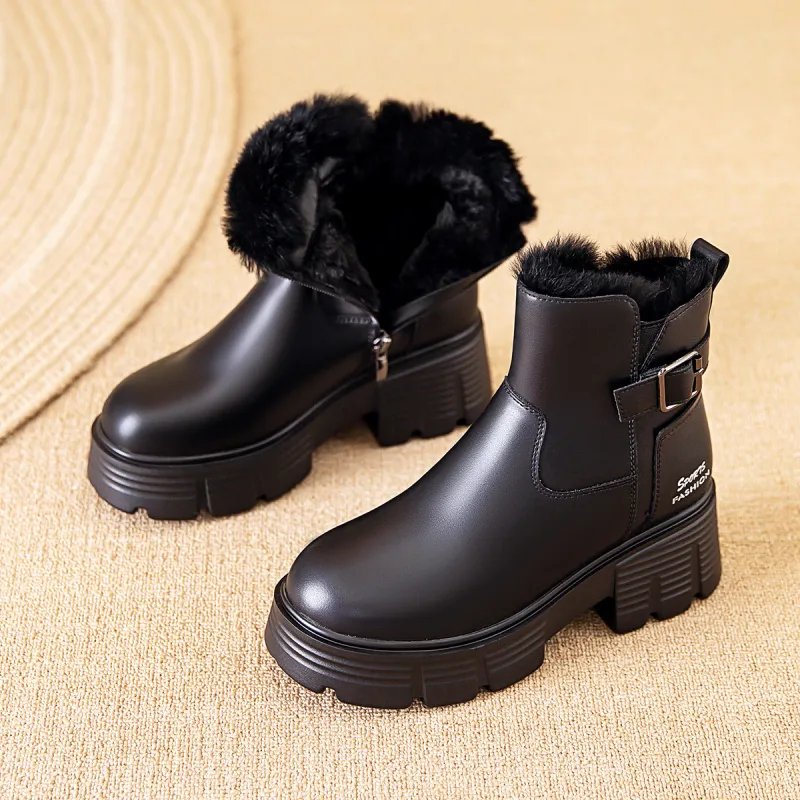 BAIJIHONG Ankle Boots Women's-7