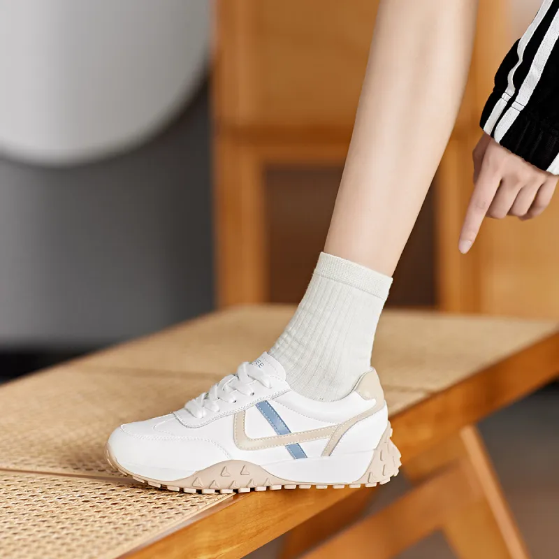 BAIJIHONG Slip Resistant, Abrasion Resistant, Lightweight, Height Increasing Low Top Casual Shoes Unisex-34