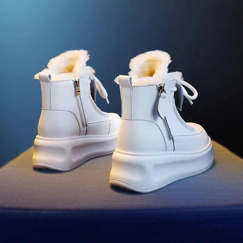 BAIJIHONG Women's Boots Ankle Boots Women's-3