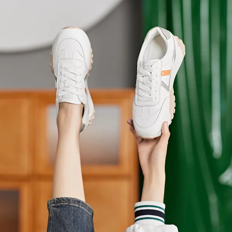 BAIJIHONG Slip Resistant, Abrasion Resistant, Lightweight, Height Increasing Low Top Casual Shoes Unisex-26