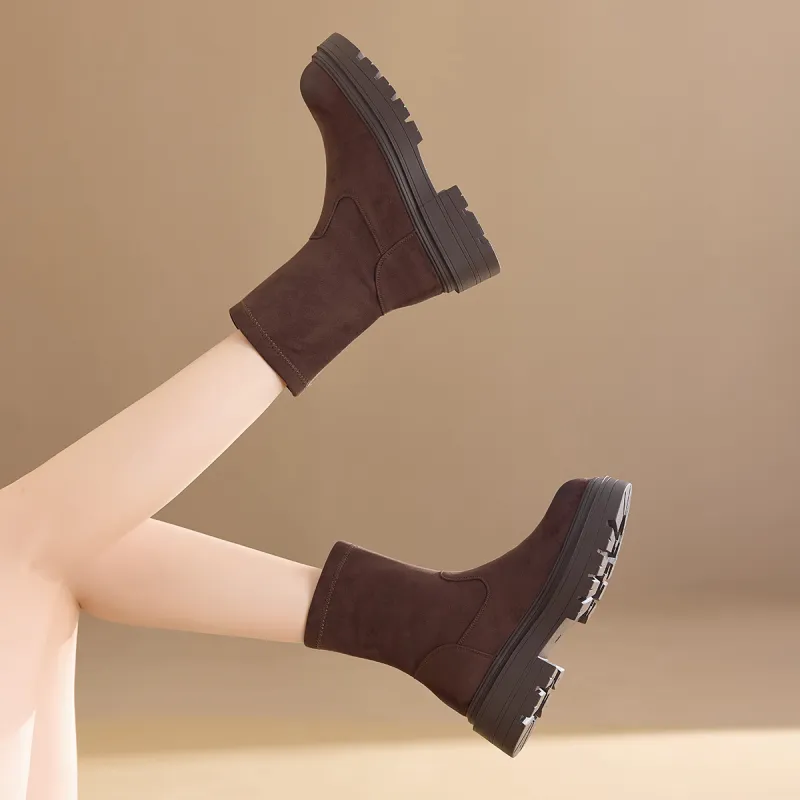 BAIJIHONG Ankle Boots 5cm Women's-12