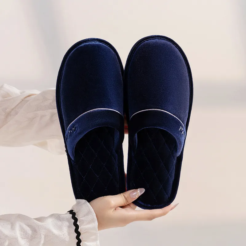Barphil Men's & Women's Indoor Home Fall & Winter Slip Resistant Cotton Slipper With Soft Sole Closed Toe Casual-10