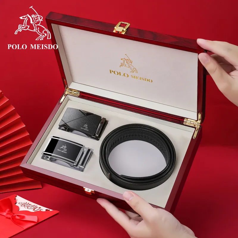 POLOMEISDO Top Grain Cow Leather Luxury Brand Belt Men's Width 3.5CM-33