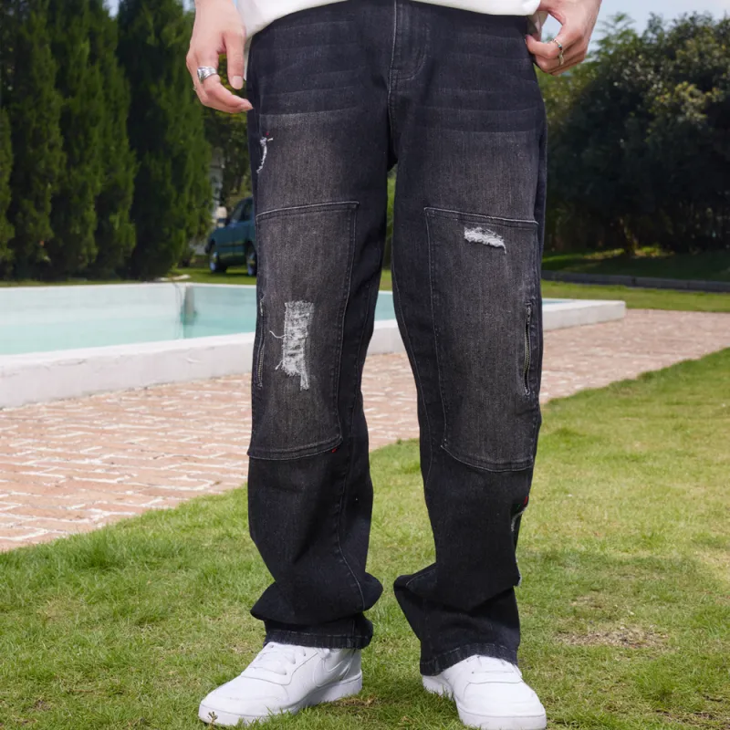 WAITINGWAVE Jeans Unisex-2