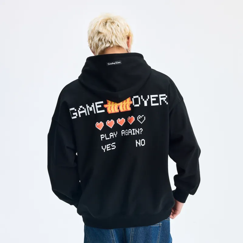 WAITINGWAVE Sweatshirt Unisex Black-3